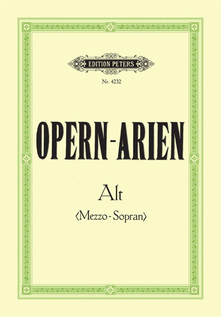 Opern Arien Alt (Mezzo)